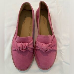 Talbots Izzy Pink Knot Espadrilles